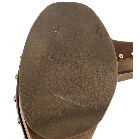 Ulla Johnson Vera Tassel Clogs in Brown - Picture 15 of 16